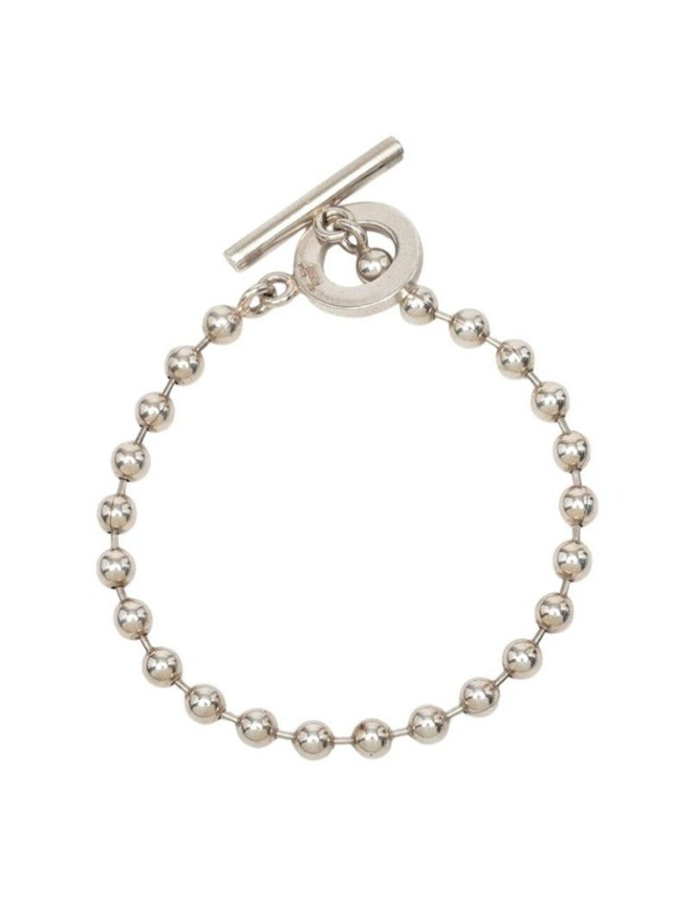 Gucci Ball Chain Bracelet T Bar Silver